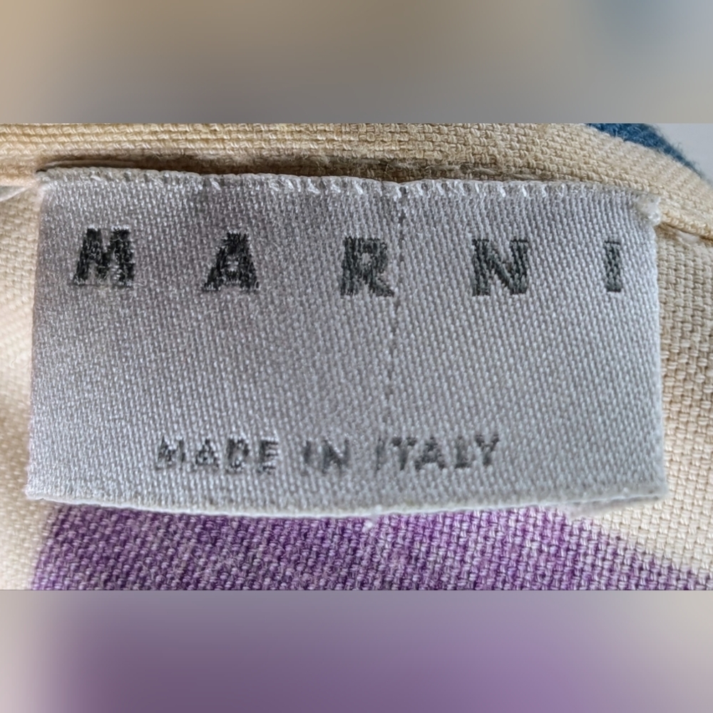 Marni • Floral Cotton A-Line Skirt - Picture 3 of 4